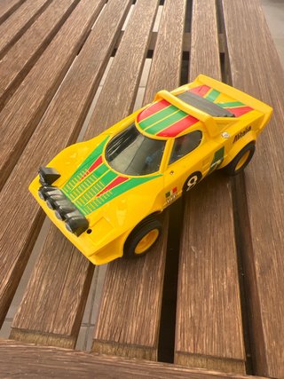 Coche Scalextric Lancia Stratos Amarillo