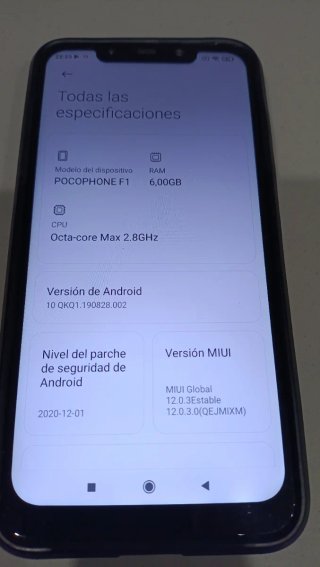 Xiaomi Pocophone F1 Negro