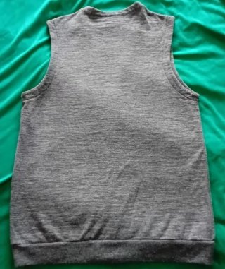 Gilet Benetton Uomo Grigio Taglia L