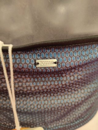 Top deportivo Joma halter negro y azul