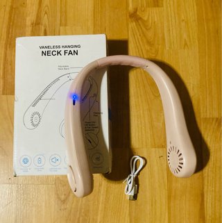 Ventilatore da collo rosa