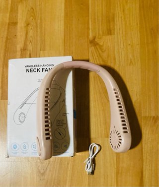 Ventilatore da collo rosa