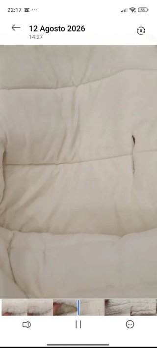 Saco para carrito de bebé blanco