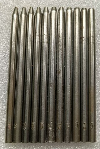 Potenza Bergeon 5285 B (32 Punzones + 5 Estacas)