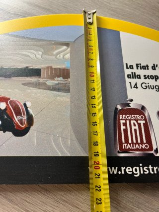 Targhetta Evento Auto Storiche Fiat