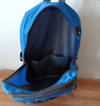 Mochila Azul 40L Impermeable - Nueva