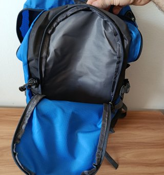 Mochila Azul 40L Impermeable - Nueva