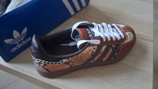 Adidas Gazelle Serpiente Beige/Marrón