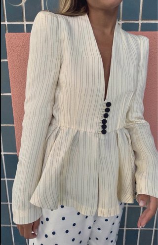 Blazer Zara rayas