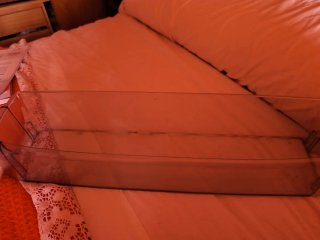 Soporte transparente para nevera de 47 ctms x10 ct