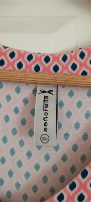 Vestido Señoretta Talla XXL Estampado