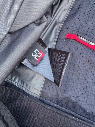 Traje Moto Dainese Tempests Negro/Rojo