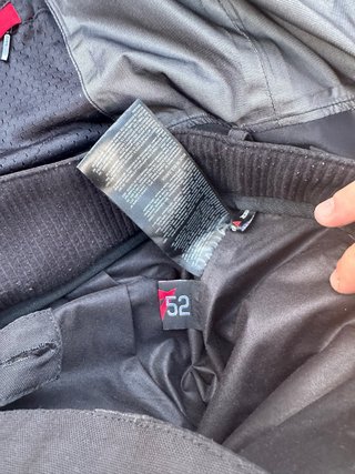 Traje Moto Dainese Tempests Negro/Rojo