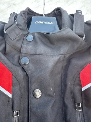 Traje Moto Dainese Tempests Negro/Rojo