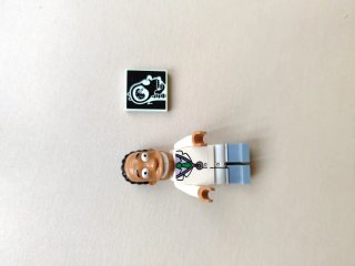 Minifigura Lego Dr. Hibbert Serie 2 sim042