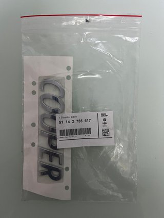 Emblema Mini Cooper Original