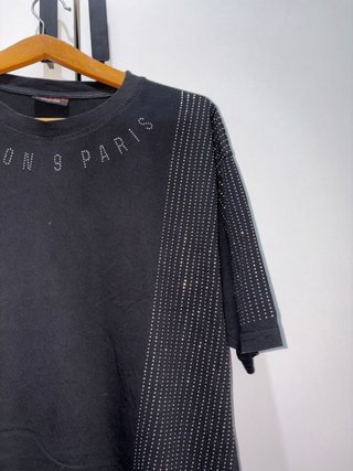 Maglietta Maison 9 Paris Nera XXL/XL