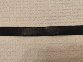 Cinturón Quiksilver talla M Negro Hebilla Metálica