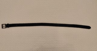 Cinturón Quiksilver talla M Negro Hebilla Metálica