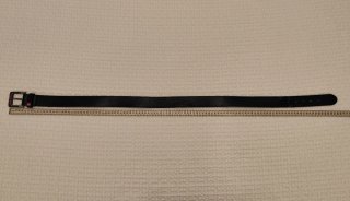 Cinturón Quiksilver talla M Negro Hebilla Metálica