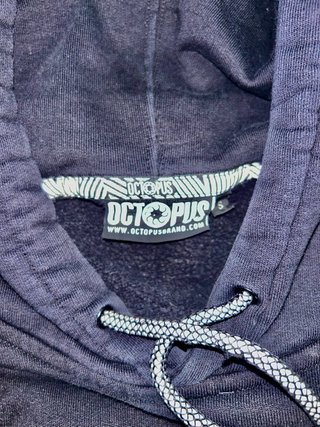 Felpa Octopus Brand con cappuccio e stampa bandana