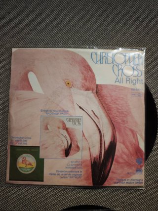 Christopher Cross: lote 4 vinilos single 7" 45 rpm