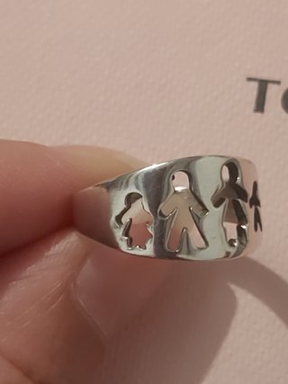 TOUS Sweet Dolls Anillo Plata 925 Familia Vintage