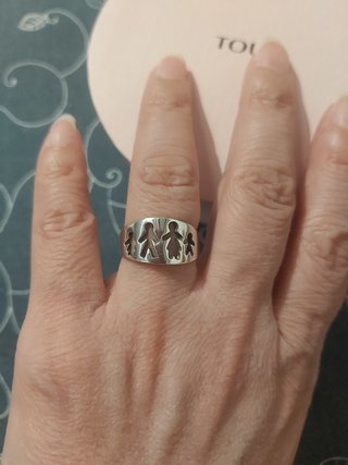 TOUS Sweet Dolls Anillo Plata 925 Familia Vintage