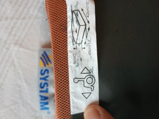 Cojín Antiescaras Systam Negro Naranja