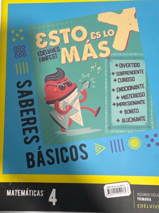 Matemáticas 4, Segundo Ciclo Primaria, Edelvive...