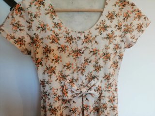 Vestido Kling lazo floral talla S