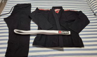 Kimono Jiu Jitsu Buddha Negro Talla A3