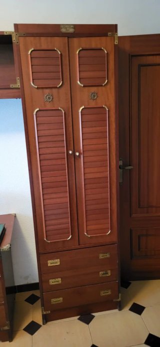 Conjunto dormitorio madera