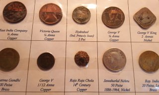 Monedas Antiguas India y Canadá