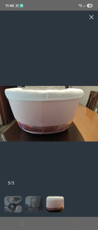Carrito de bebé rosa