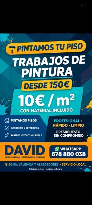 Pintura profesional interior y exterior