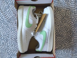 Nike Court Vision Low Blanco y Verde Talla 38