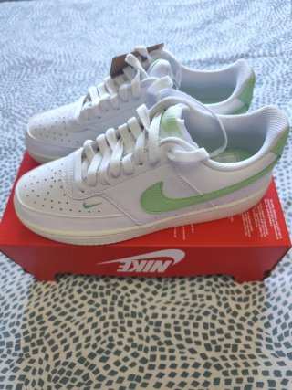Nike Court Vision Low Blanco y Verde Talla 38