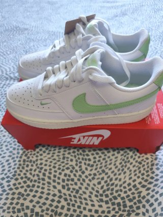 Nike Court Vision Low Blanco y Verde Talla 38