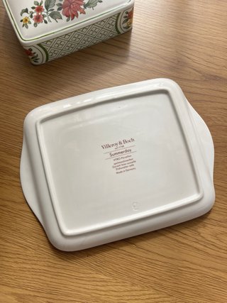 Manteigueira Villeroy & Boch floral