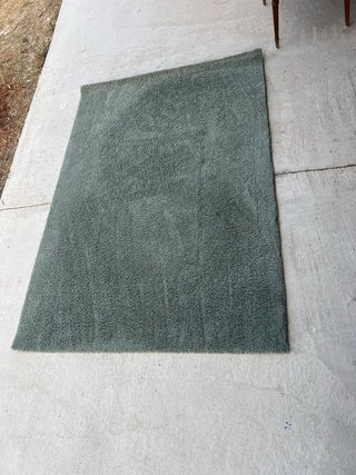 Tappeto Ikea pelo corto verde