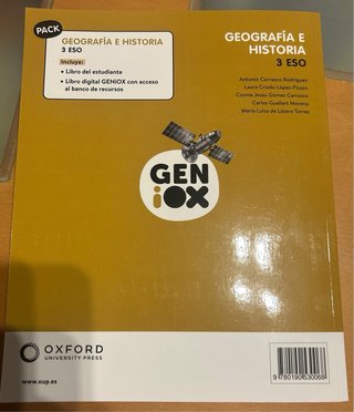 Geografía e Historia 3º ESO. Libro del estudian...