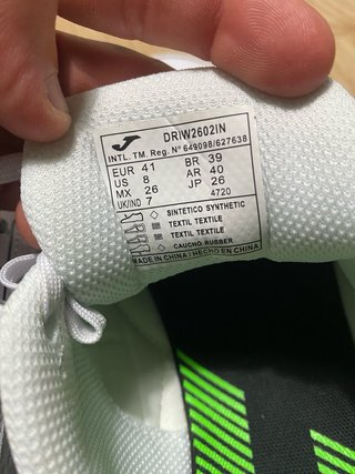 Zapatillas Joma Fútbol Sala Talla 41