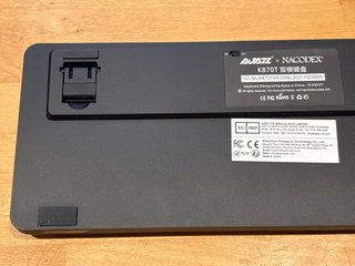 Teclado EPOMAKER AJAZZ K870T Negro RGB