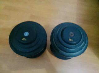 2 Mancuernas de 20kg (40kg en total)