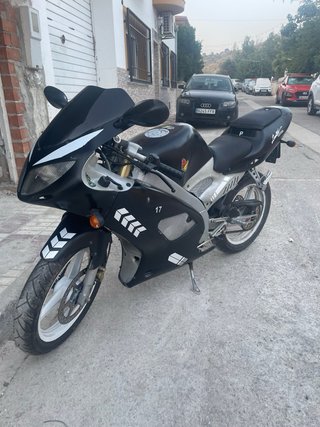 Motor Hispania RX 49cc Sportbike Negra/Plata