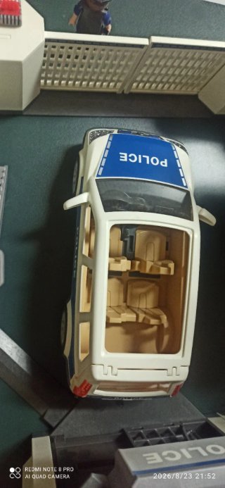 Comisaría Policía Playmobil con Helicóptero y Coch