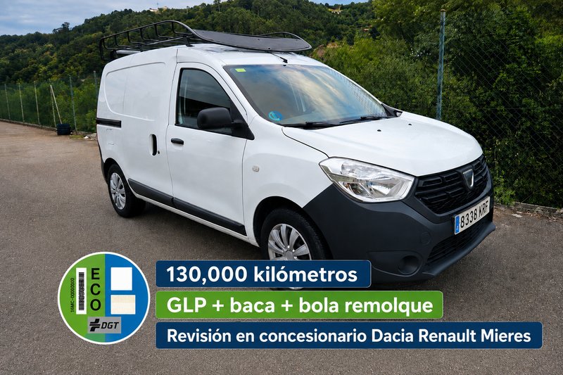 Dacia Dokker 1.6 Bifuel GLP + vaca + bola remolque - foto 1