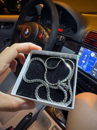 Collar Lotus Hombre Plata