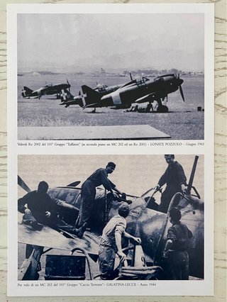 Set Litografie Aeronautica Militare 101° Gruppo 70